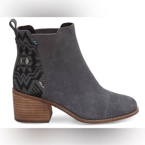 Toms Esme Suede Ankle Boot Size 9.5